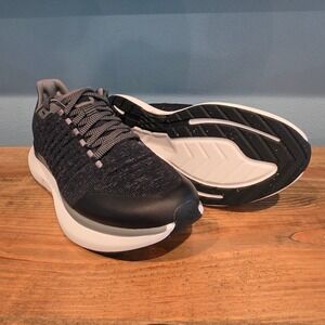 Rabbit Mens Dream Chaser Running Shoes Black Knit Athletic Sneakers Size 9.5